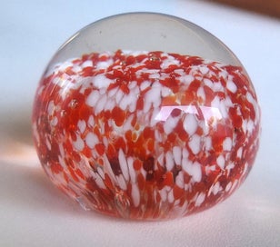 Listing 4 of 17 for <<< LUSH ART GLASS PAPERWEIGHT >>>