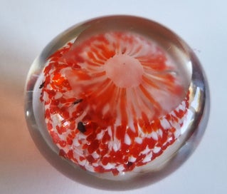 Listing 10 of 17 for <<< LUSH ART GLASS PAPERWEIGHT >>>