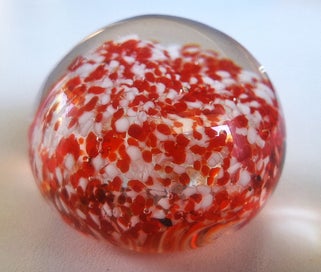 Listing 12 of 17 for <<< LUSH ART GLASS PAPERWEIGHT >>>