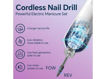 Listing 4 of 10 for Rechargeable 2IN1 Electric Nail Drill For Gel Acrylic