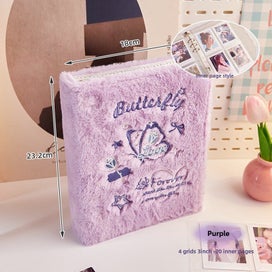 Listing 6 of 9 for 4 Grid Loose-Leaf Album For Girl Love Bean Card Storage