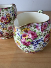 Listing 4 of 5 for Royal Winton Grimwades Vintage Summertime Jug Set