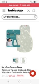 Listing 4 of 4 for 3x tommee tippee grobag