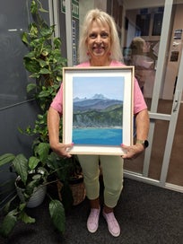 Listing 2 of 3 for Acrylic Painting Fundraiser - Mt Hikurangi, East Cape NZ by Elaine Heenan