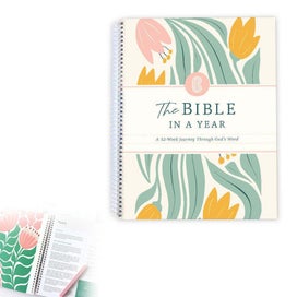 Listing 1 of 9 for The Bible In A Year: A 52-Week Study, 52-Week Bible Study Plan,Hardcover Book