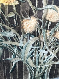 Listing 2 of 7 for Richard Bawden (b.1936) Signed, 30/150 Aquatint "Flowers & Patchwork" > Framed
