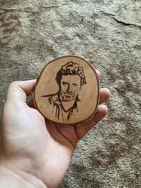 Listing 3 of 10 for Wood-Etched portraits - Louden Swain (band portraits)