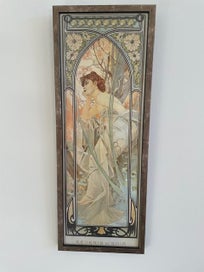 Listing 2 of 2 for Pair of Mucha Prints