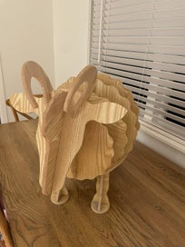 Listing 2 of 5 for Wooden Sheep Kids Bookshelf