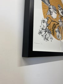 Listing 2 of 4 for Modern Framed print of Piwakwaka