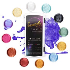 Listing 1 of 5 for 12Color Metallic Watercolor Paint Set With Water Brush for Painting Water Color