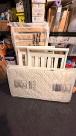 Listing 3 of 5 for Jolly Jumper Sleigh Cot & "As New" Grotime Mattress