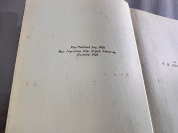 Listing 6 of 7 for 1st Edition, Swan Song, by John Galsworthy, 1928