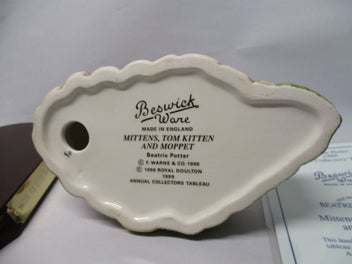 Listing 8 of 11 for MO 7196 - Mittens, Tom Kitten and Moppet - Beswick Beatrix Potter Figure