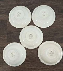 Listing 4 of 6 for Vintage Crown Lynn "Wild Wheat" Set - 5x Bowls & 5x Side Plates - NZ Icon!