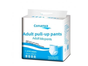 Listing 6 of 8 for Adult Pull-Up Breathable Thin Economical Incontinence Diapers For Elderly