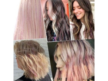 Listing 5 of 9 for 12Pcs Glitter Tinsel Clip In Hair Extensions For Kids Girls Women