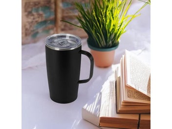 Listing 6 of 9 for 24oz Stainless Steel Insulated Travel Coffee Mug With Lid And Handle