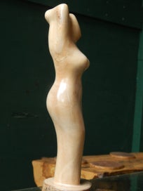 Listing 4 of 13 for `Couture' - a Hand-Carved Wooden Figurine