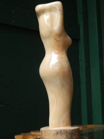 Listing 5 of 13 for `Couture' - a Hand-Carved Wooden Figurine