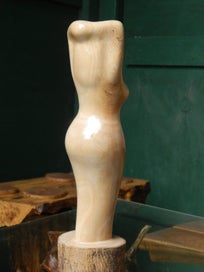 Listing 9 of 13 for `Couture' - a Hand-Carved Wooden Figurine