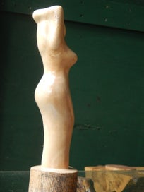 Listing 10 of 13 for `Couture' - a Hand-Carved Wooden Figurine