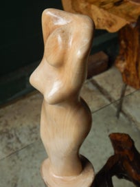 Listing 11 of 13 for `Couture' - a Hand-Carved Wooden Figurine