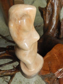 Listing 12 of 13 for `Couture' - a Hand-Carved Wooden Figurine
