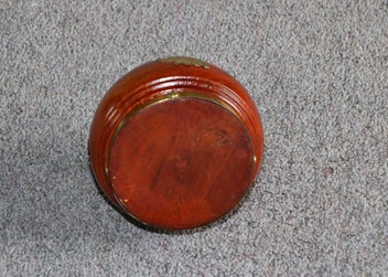 Listing 5 of 5 for Vintage Wooden & Brass Elephant Bowl / Incense Burner