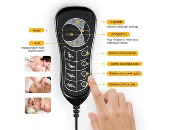 Listing 6 of 8 for Massaging Back Massager Chair Car Seat Massage (OVER STOCKED)