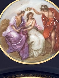 Listing 4 of 16 for Pair of small vintage Camille Tharaud, Limoges dishes - with plate hangers