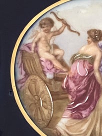 Listing 7 of 16 for Pair of small vintage Camille Tharaud, Limoges dishes - with plate hangers