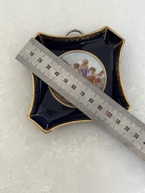 Listing 9 of 16 for Pair of small vintage Camille Tharaud, Limoges dishes - with plate hangers