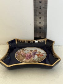 Listing 12 of 16 for Pair of small vintage Camille Tharaud, Limoges dishes - with plate hangers