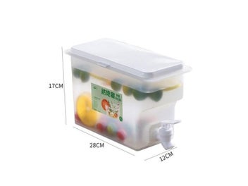 Listing 2 of 2 for Jug With Tap Cold Water Container For Beverage In Kitchen Refrigerator