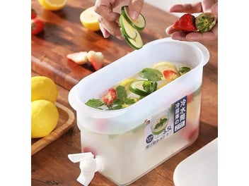 Listing 2 of 3 for 3.5L Freezer Water Jug Cold Lemon Juice Pitcher Beverage Drink Water Dispenser