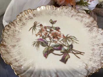 Listing 3 of 7 for Antique Limoges pedestal dish