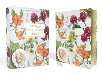 Listing 1 of 1 for NIV, Artisan Collection Bible, Leathersoft, Blue Floral, Red Letter Editio