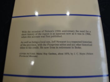 Listing 6 of 7 for A Short History Of Nelson Province J N Newport