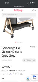 Listing 2 of 3 for Edinburgh Co Sleeper Deluxe Grey Grey