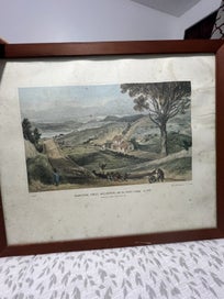 Listing 1 of 10 for 1967 print ,HAWKSTONE STREET ,WELLINGTON with the artist cottage. DAMAGED!!!!