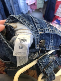 Listing 3 of 3 for Osh Kosh B'gosh Overalls Blue Size 3 Months