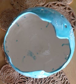 Listing 3 of 4 for Stunning Blue Ball Vase NZ Made