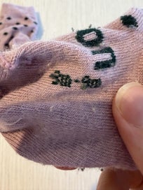 Listing 3 of 3 for Lamington purple socks 3-9 months