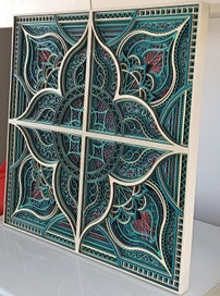 Listing 2 of 4 for Quadrangle a Laser Cut item. Heavily REDUCED to sell