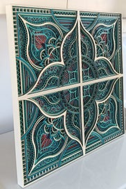 Listing 3 of 4 for Quadrangle a Laser Cut item. Heavily REDUCED to sell