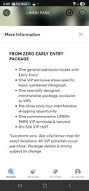 Listing 1 of 2 for LINKIN PARK From Zero Early Entry Package