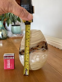 Listing 4 of 6 for Lynden Over Steamy landscape teardrop vase