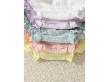 Listing 7 of 10 for 5-Pack Soft Plain Weave Casual Shorts For Baby