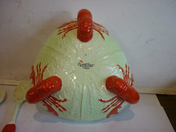 Listing 3 of 8 for LOBSTER CARLTONWARE SALAD BOWL & SERVERS.